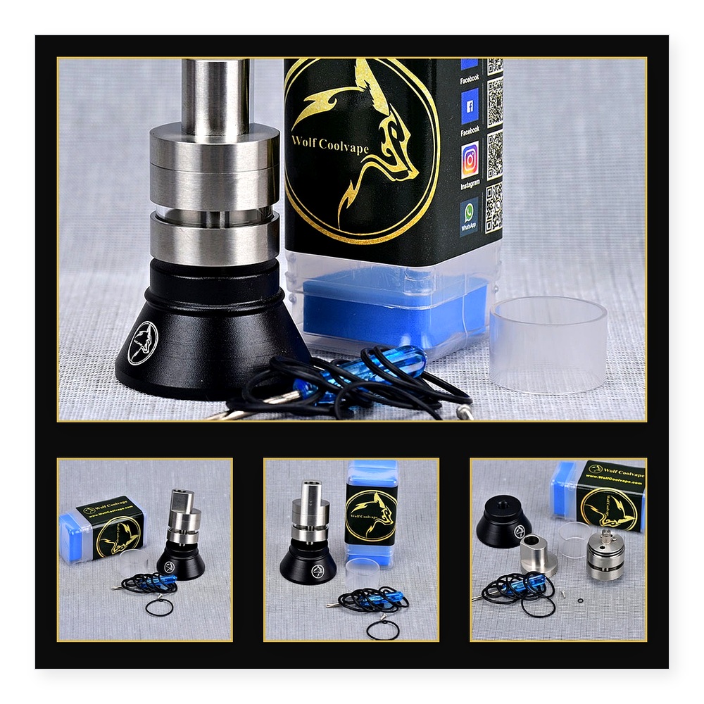 Accessories For Vaping - Atomiseur de réservoir reconstruible Wolfcoolvape Monad