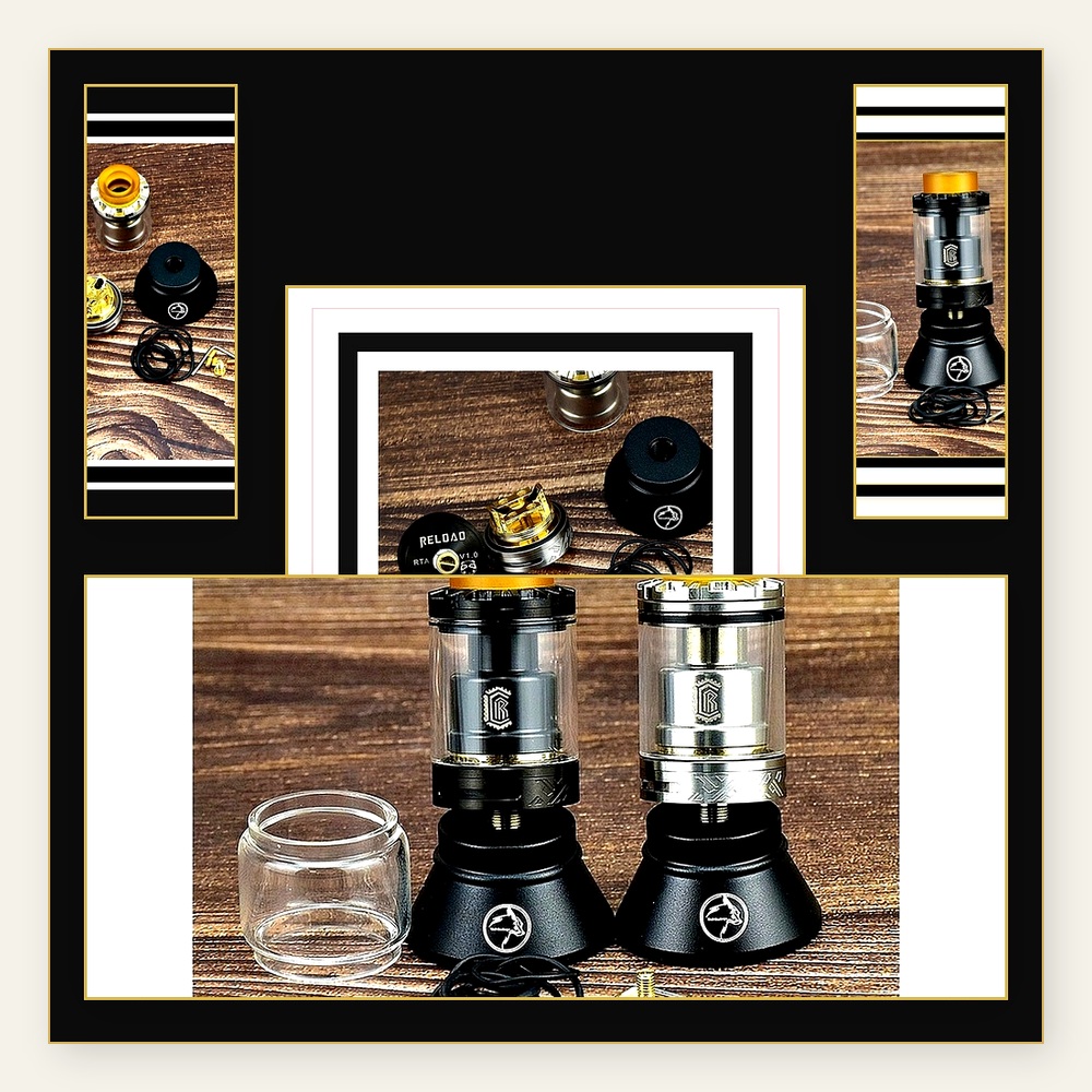 Accessories For Vaping - ReLoad RTA 24mm 3.5ml Atomiseur Rechargeable